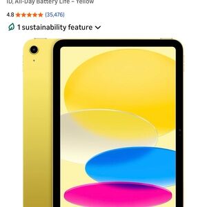 Apple iPad - Vibrant Yellow